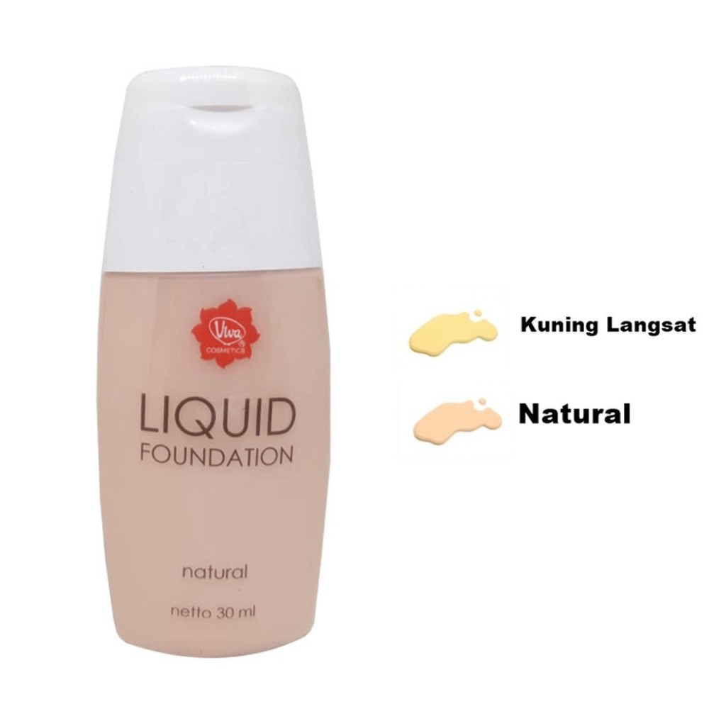 Viva Liquid Foundation With Bengkuang Ekstrak 30 ml