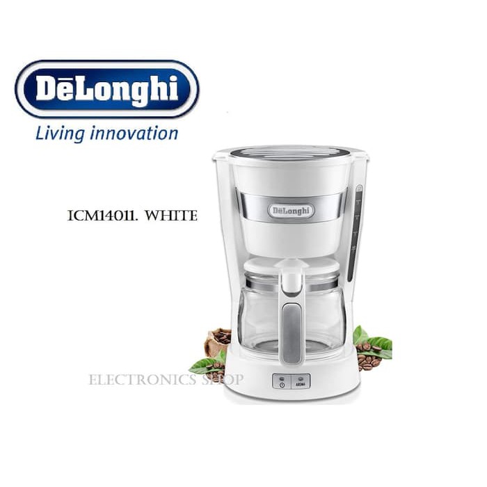 Delonghi ICM14011.W Drip Coffee Maker Mesin Kopi ICM 14011 White