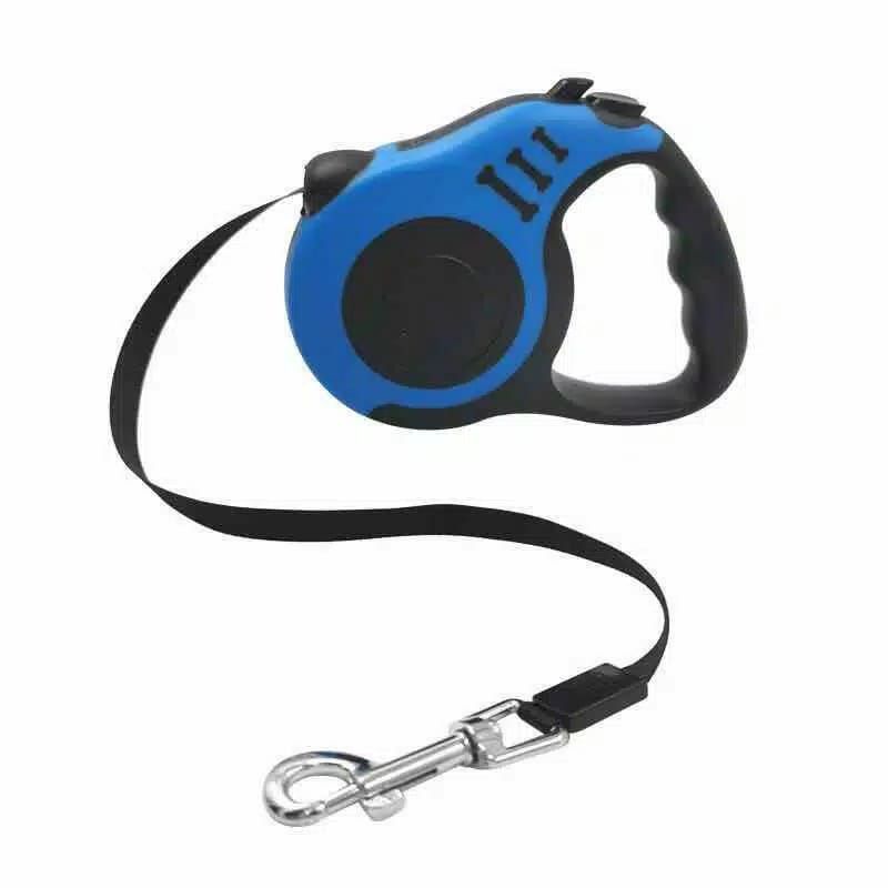 Tali tuntun retractable 3m/5m untuk anjing kucing