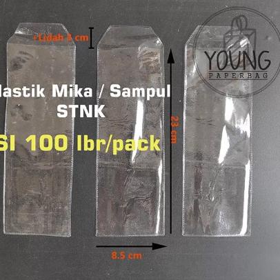 

[KODE KD9DO] Plastik STNK PVC / Sampul PVC Cover STNK uk. 8,5 x 23 ISI 100 pcs