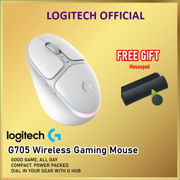 Logitech G705 Aurora Wireless Gaming Mouse Lightspeed Bluetooth G 705