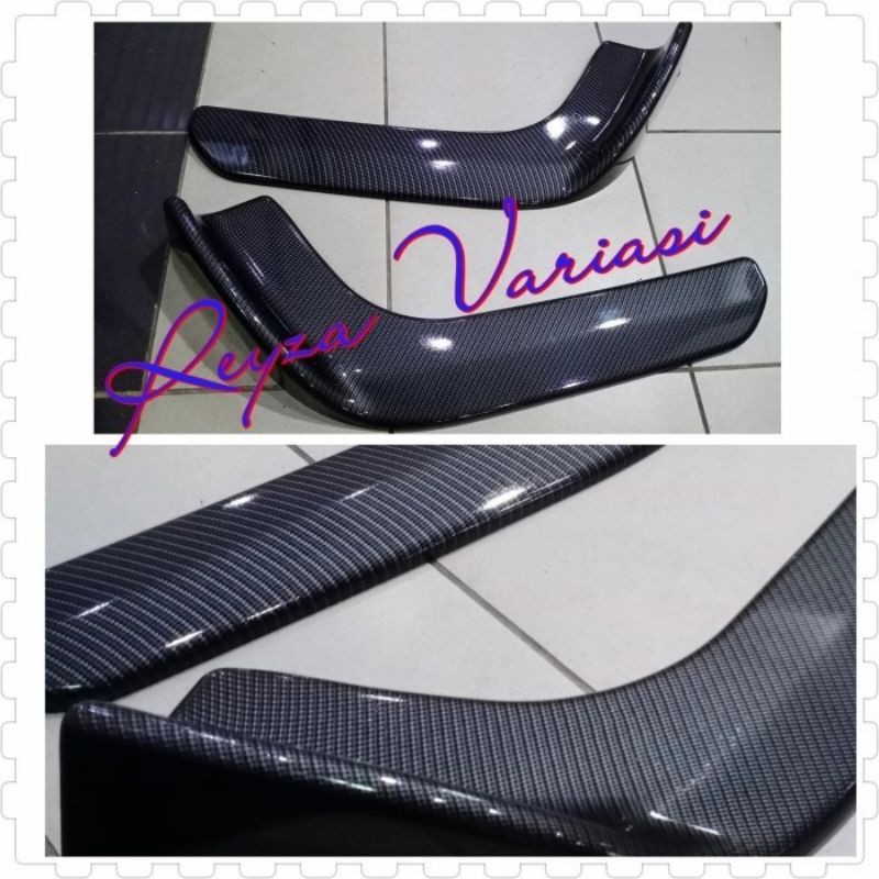 Winglet Bumper Diffuser Bemper Depan Mobil Bumper Lips Carbon