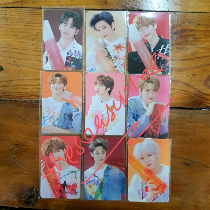[READY STOCK] Cravity Black Rouge Photocard ver. 2  FULL SET ALL MEMBER + POSTER