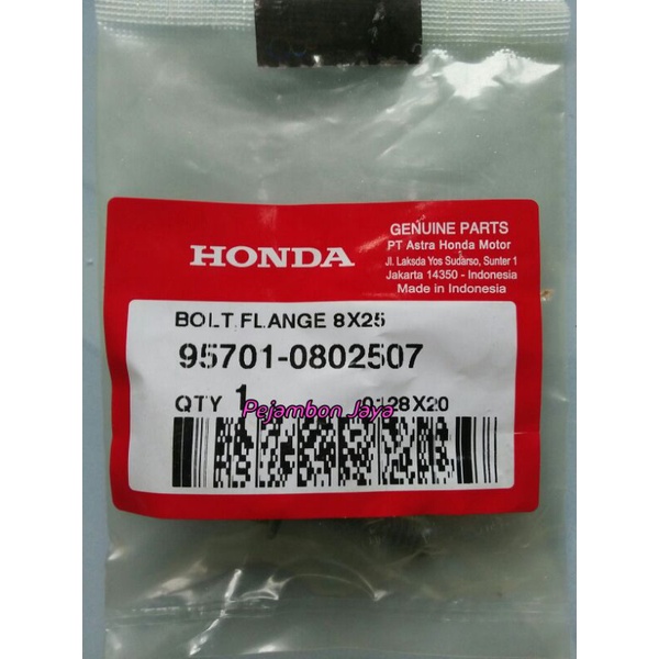 957010802507 BOLT FLANGE 8X25 (PUTIH)