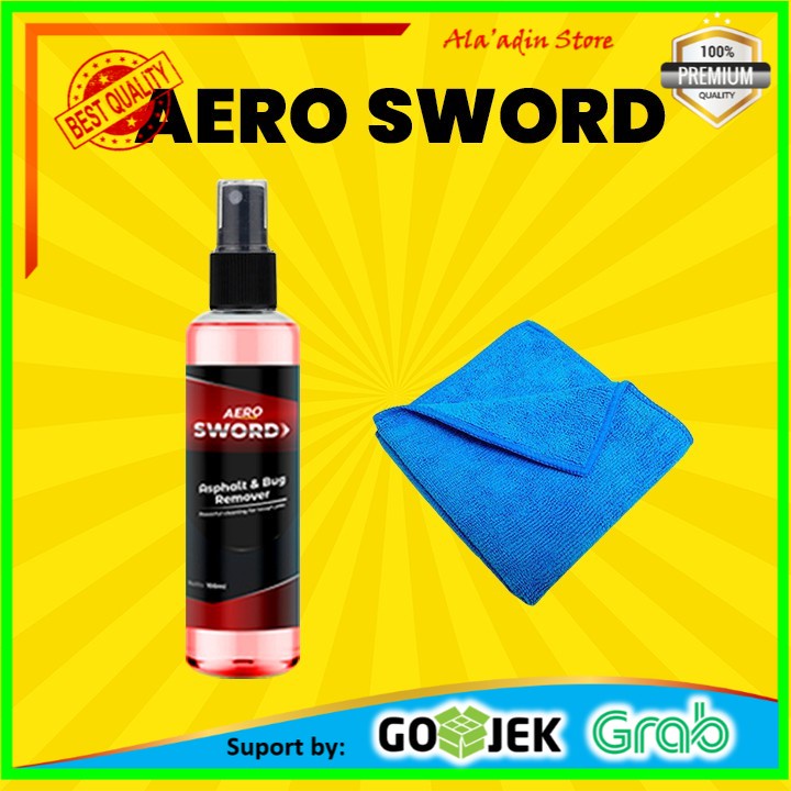 Aero Sword Penghilang Aspal Stiker Serangga Dan Getah Pohon Premium