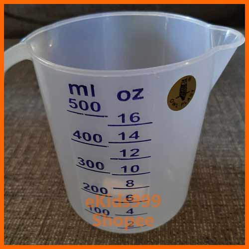 Jual Gelas Takaran Plastik Takaran Air 500 Ml Gelas Ukur 1 Pcs Shopee Indonesia 2203