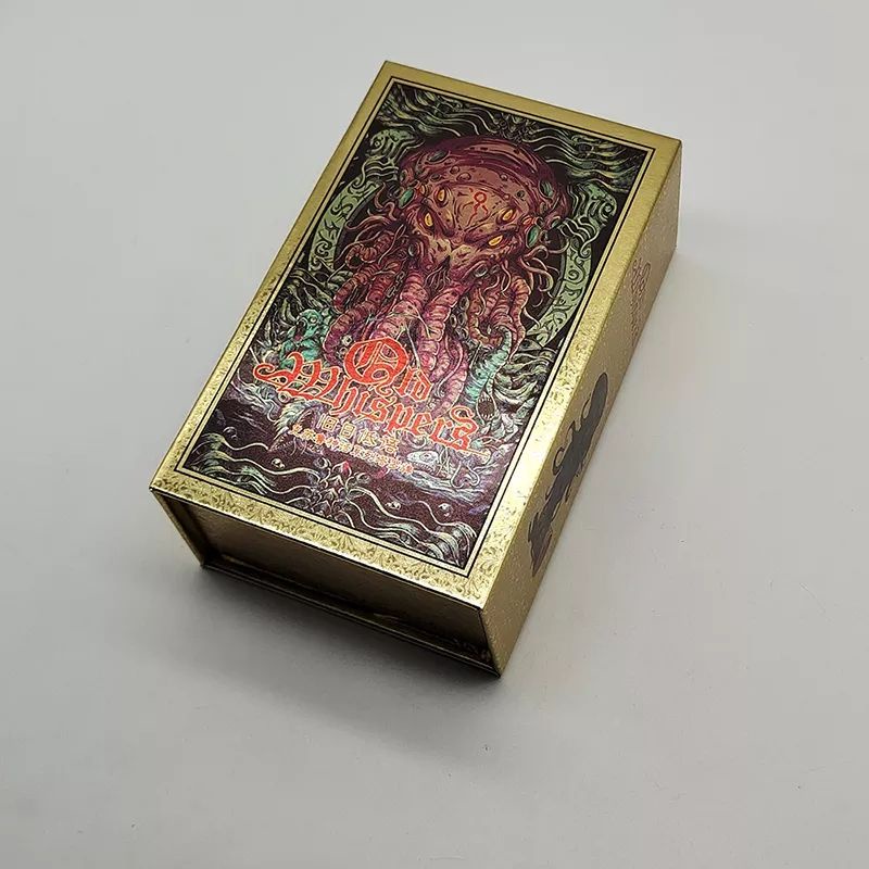 Legend Cthulhu Dio Whispers Tarot PVC Gold Foil 12x7cm with Hardbox include guide paper