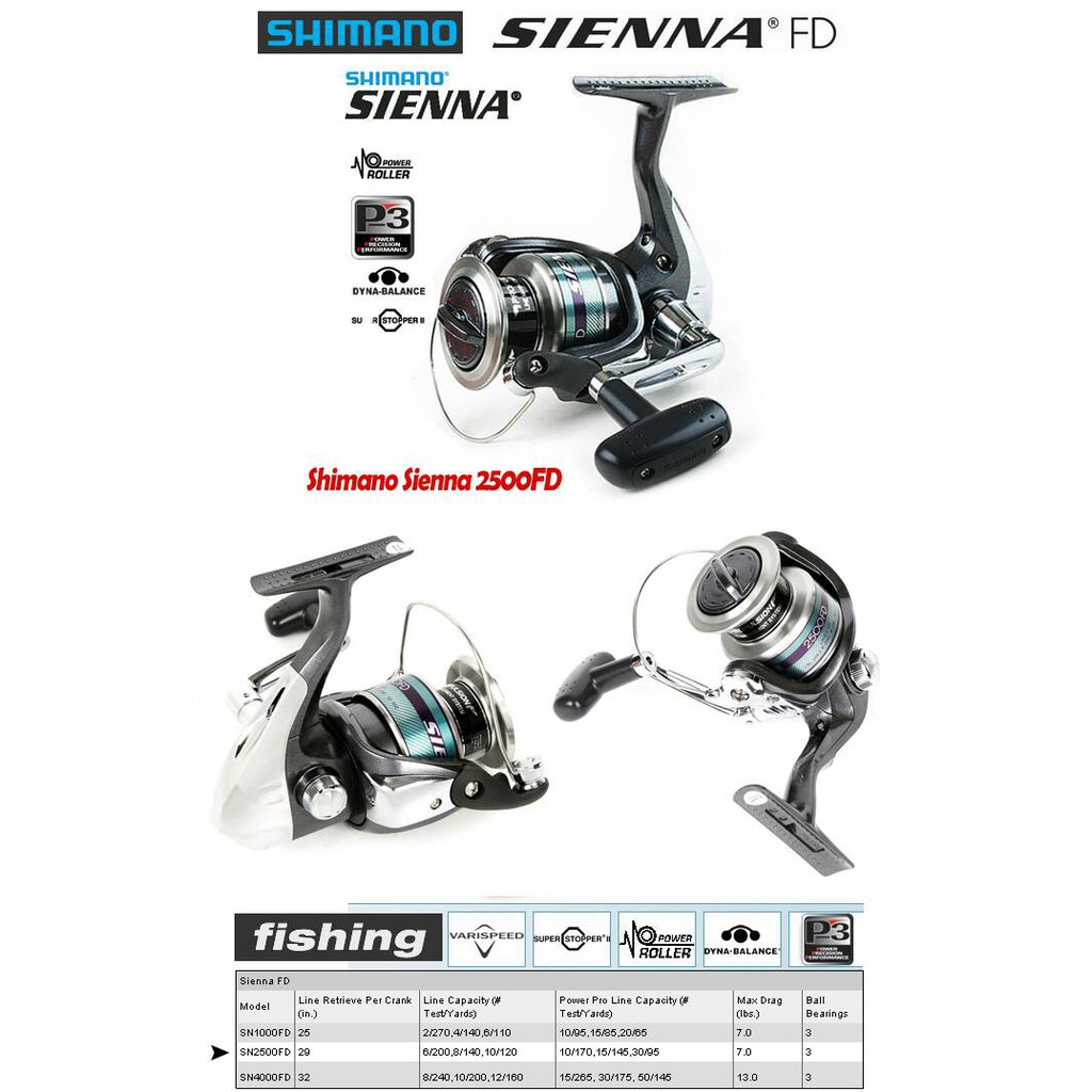 HOT SALE SHIMANO SIENNA 2500 FD REEL TANGGUH HARGA MURAH REEL REAL RELL RILL