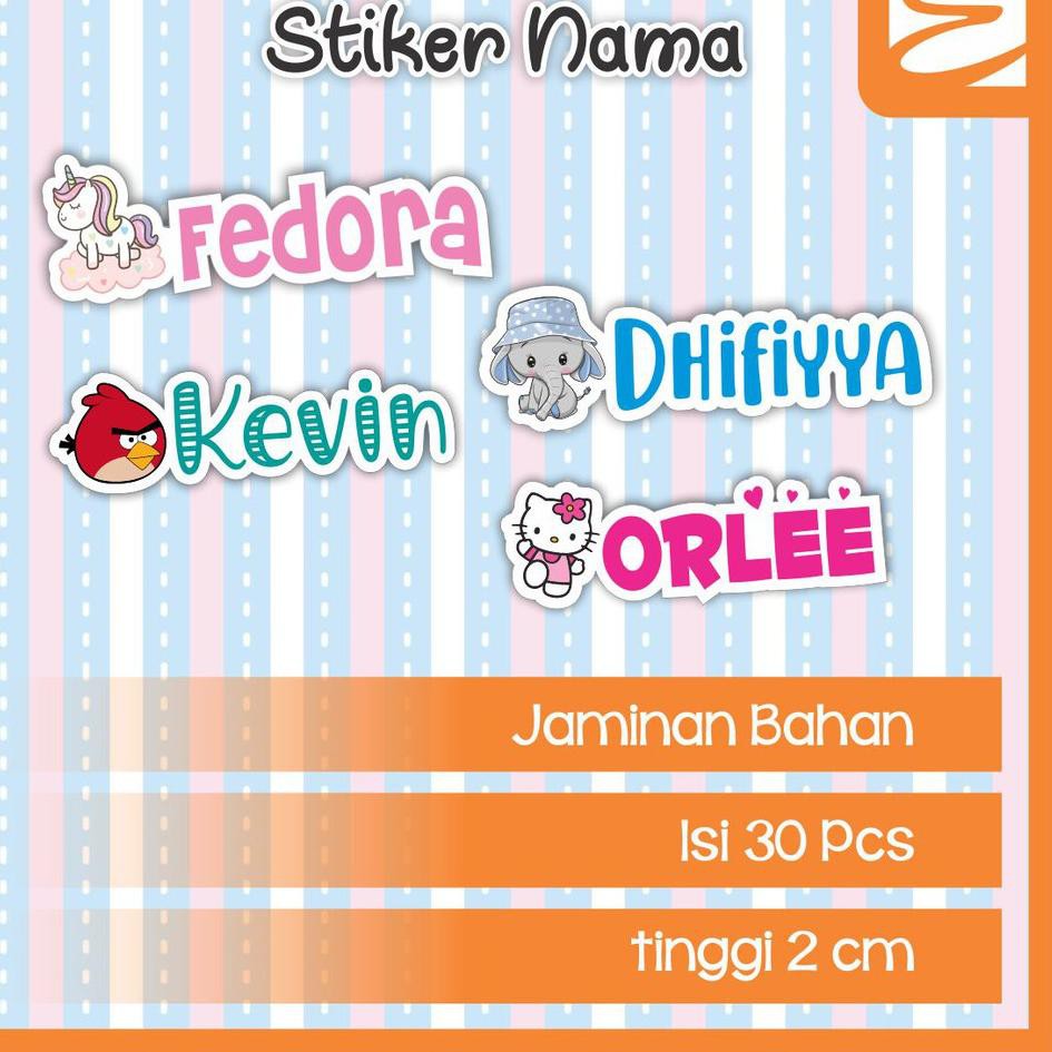 

Terupdate TQLHG Stiker nama bahan vinyl waterproof (Sticker Label) 2cm 65 Pasti Murah