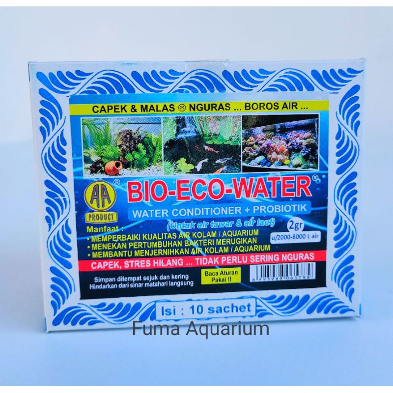 Bio-Eco-Water Bakteri Starter Water conditioner+probiotik 2gr