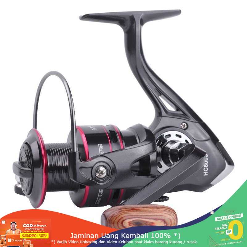 (BISA COD) RVOSTR LINNHUE HC Series Reel Pancing Fishing Reel 12 BB 5.2:1 Gear 8Kg