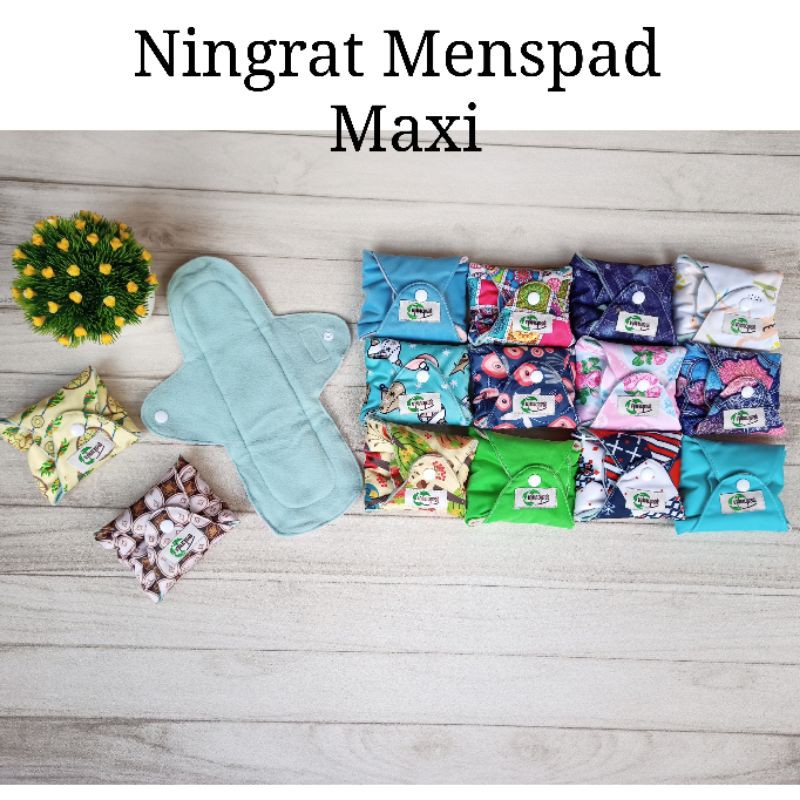 Menspad Merk Ningrat Tipe Maxi Pembalut Kain Yang Bisa Di Cuci Ulang Shopee Indonesia