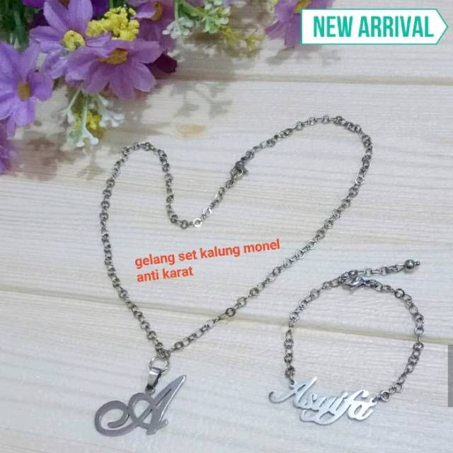 KALUNG NAMA/KALUNG MONEL/KALUNG CUSTOM /KALUNG MONEL/FASHION AKSESORIS/KALUNG FASHION