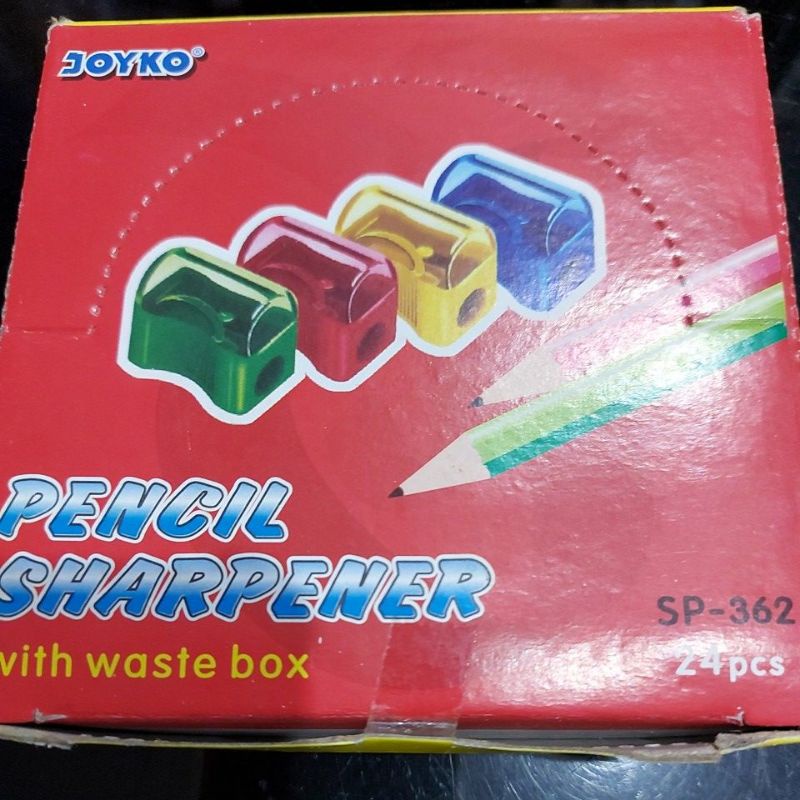 

serutan pencil joyko sp -362 & serutan pencil station. 1(harga tertera 24pcs)