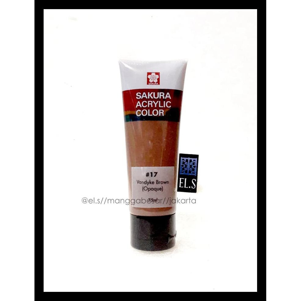 

TERBARU SAKURA ACRYLIC PAINT VANDYKE BROWN ( CAT ACRYLIC ) PERALATAN MELUKIS TERMURAH DAN TERBARU