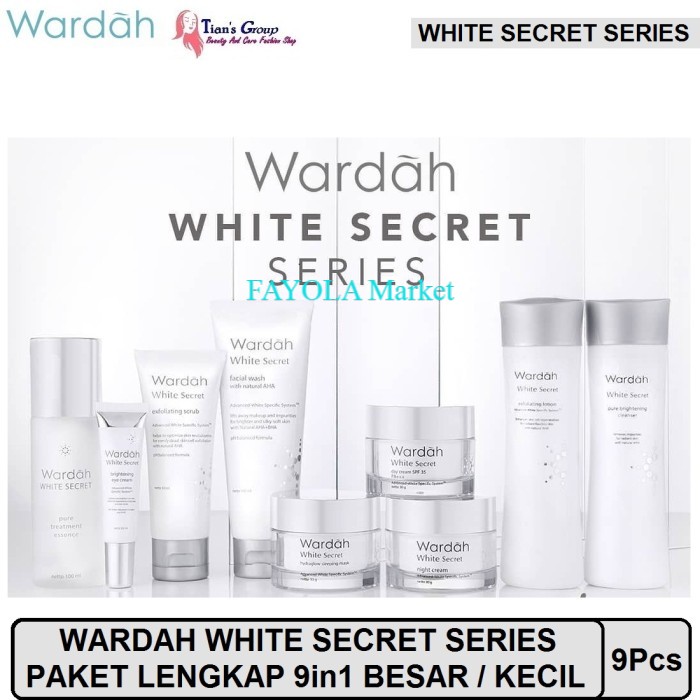 Wardah White Secret Series Paket Hemat Lengkap 9in1 Original BPOM