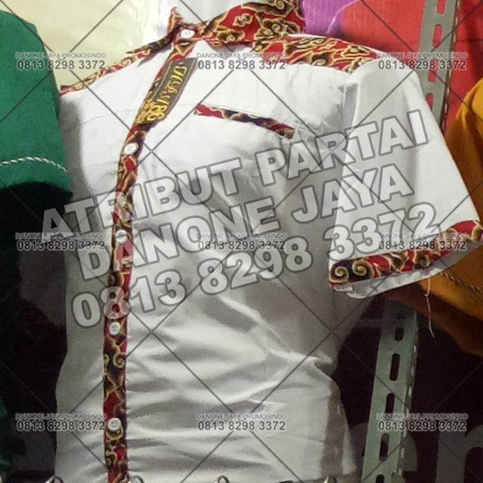 

Paper | Kemeja Putih Kombinasi Batik Murah Baru