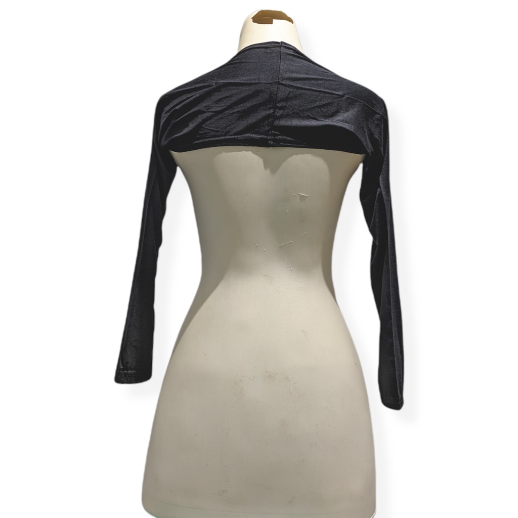 Manset Tangan Handsock Balero Sambung Wanita Bahan Spandek Rayon Premium Import Murah Bandung-Hitam