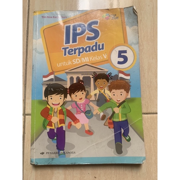 [PRELOVED] Buku IPS Terpadu Kelas 5 KTSP Penerbit Erlangga