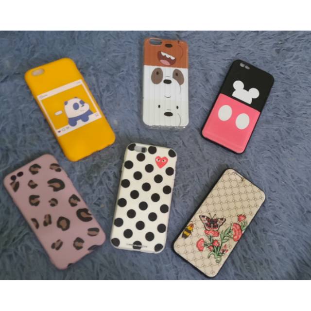 Case Iphone 6 ( Bekas, masih bagus krn HP sudah dijual)dapet  6 Pcs