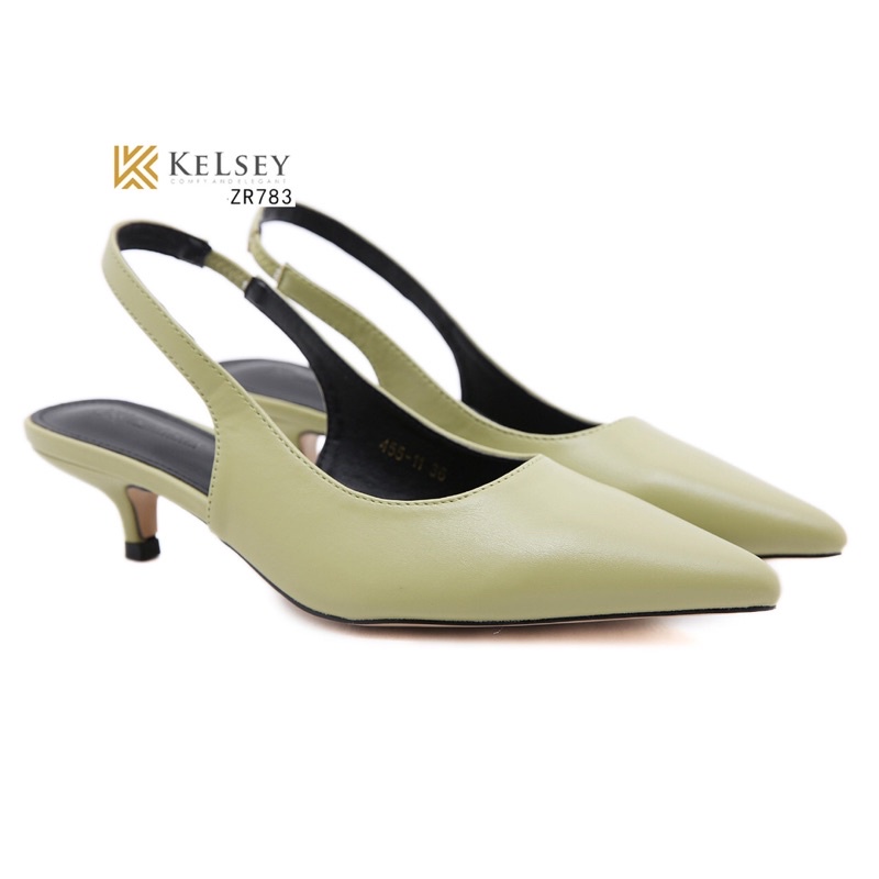 (GRATIS ALAS KAKI) SEPATU HEELS 5CM KELSEY ZR783 SEPATU WANITA IMPORT