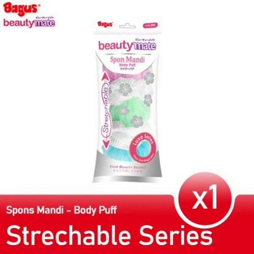 Bagus Beautymate Spons Mandi Strechable Series W-22205