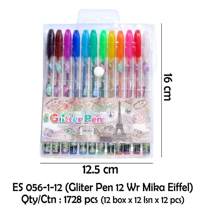 

Pulpen Warna Glitter