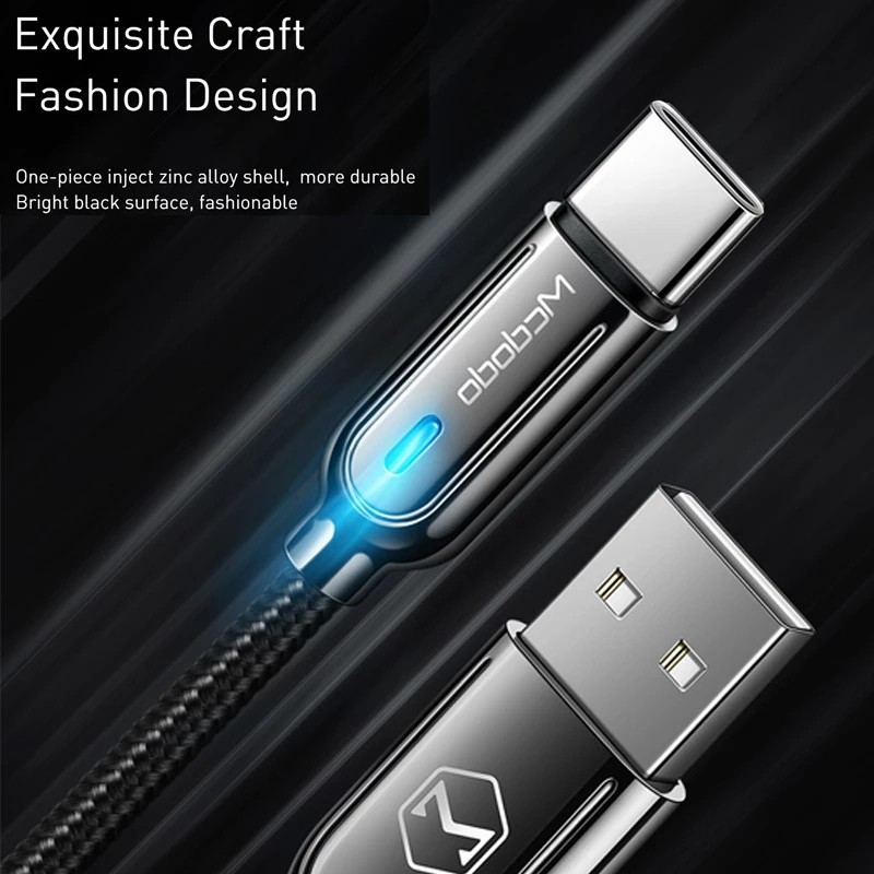 Mcdodo CA-6190 Kabel USB TYPE C Auto Off QC 4.0 LED