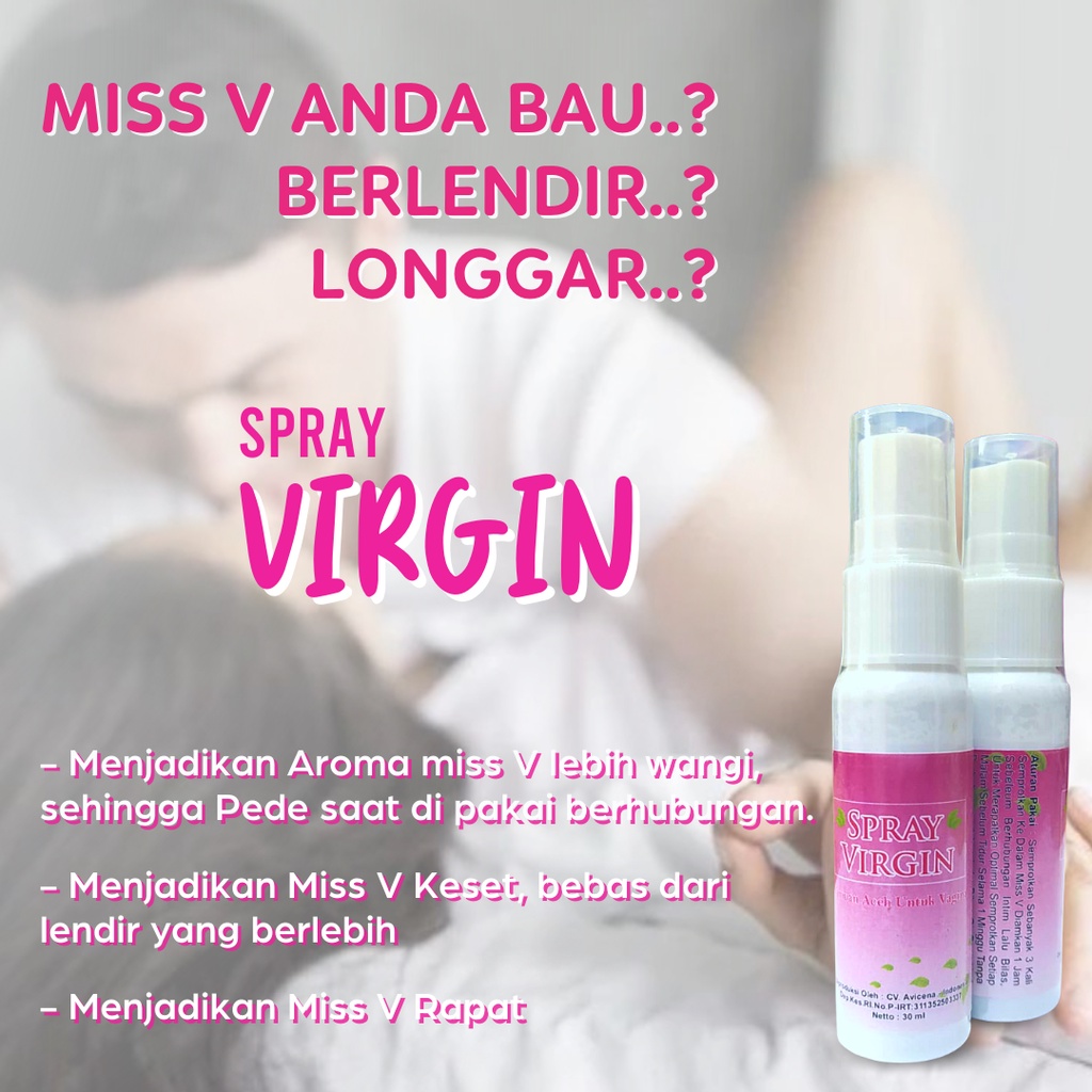 [ SPRAY VIRGIN ] Perapat Pengharum Kewanitaan Aman Alami Original