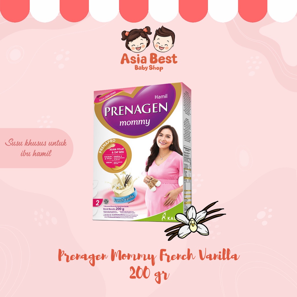 PRENAGEN MOMMY VANILLA 200 GR - susu ibu hamil