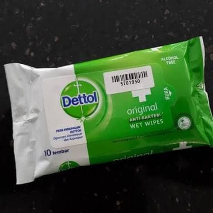 Detol Tisu Basah Antiseptik Wet Wipes Original