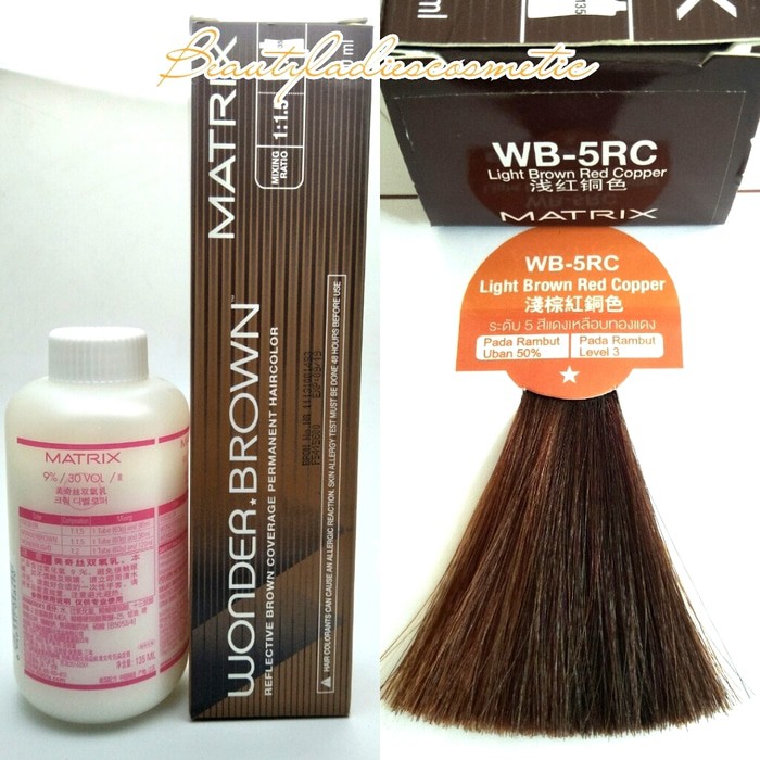 Best Item MATRIX WONDER BROWN LIGHT BROWN RED COPPER LEVEL-5 90 ML