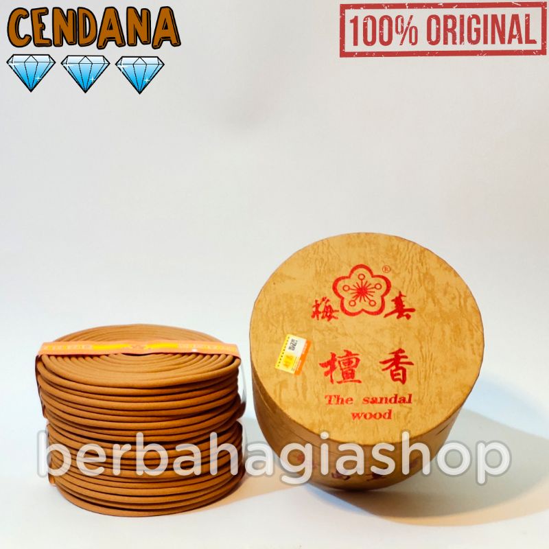 Hio Dupa Lingkar Coklat Cendana Chinese Asli Wangi Import Premium