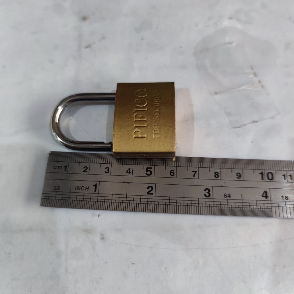 gembok rumah / pagar / rumah ndior  gembok kuning 38mm