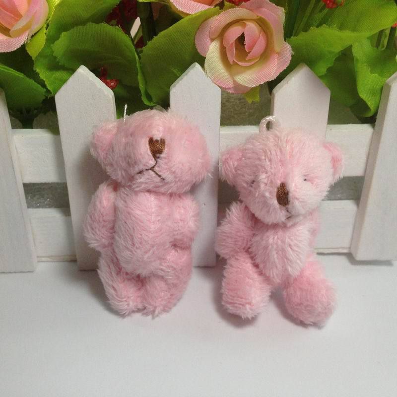 6cm Mini Cute Plush Toy Tiny Rabbit Bear Doll DIY Creative Pendant