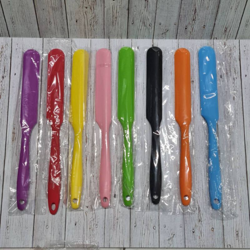 silicone spatula butter scrapper / spatula pengaduk adonan / oles mentega / cream spatula