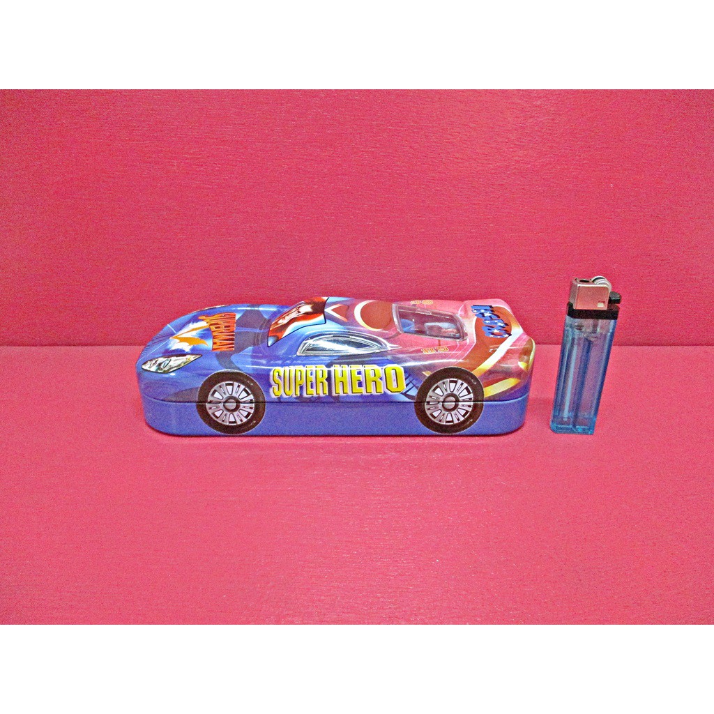 

Tempat Kotak Pensil (Pencil Case) Kaleng Mobil SUPERHEROES XDA3329