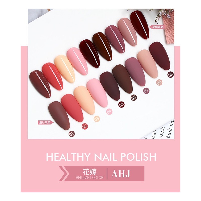 AS GEL 1 SET KUTEK GEL PINK PEACH CHOCO GEL POLISH TAHAN 2 BULAN KUTEK GEL