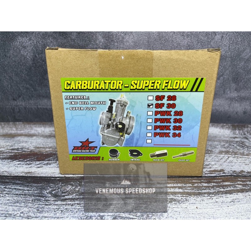Karburator Karbu Carburator BRT Pe SF 28 - SF 30 - PWK SF 28 30 32 34 SuperFlow Original-PE SF 30