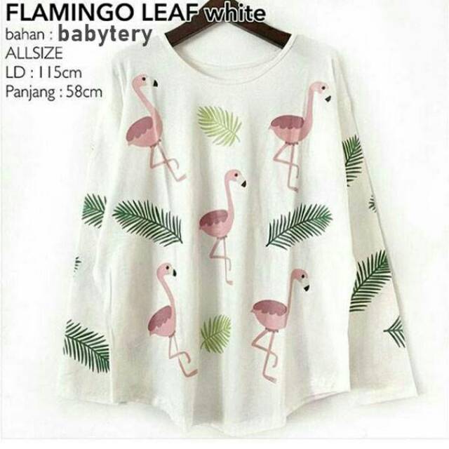 

JUMBO FLAMINGO LEAF WHITE