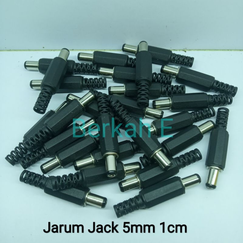 Jack Dc Jarum Bulat 5mm Panjang 1Cm