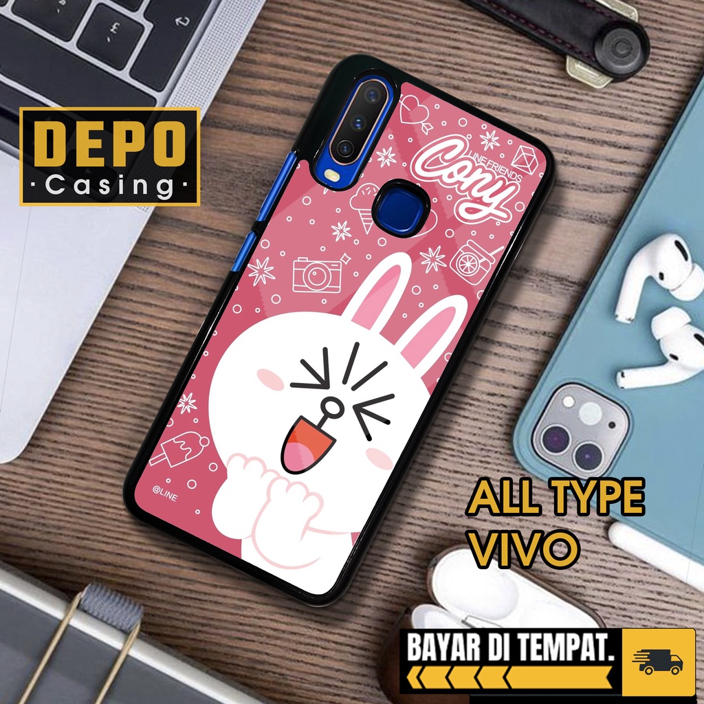 Case Vivo Y12 Y15 Y17 Case Y12  Y15 Y17 Premium Glossy Depo Casing [LN01] Casing Hp Aesthetic Kesing
