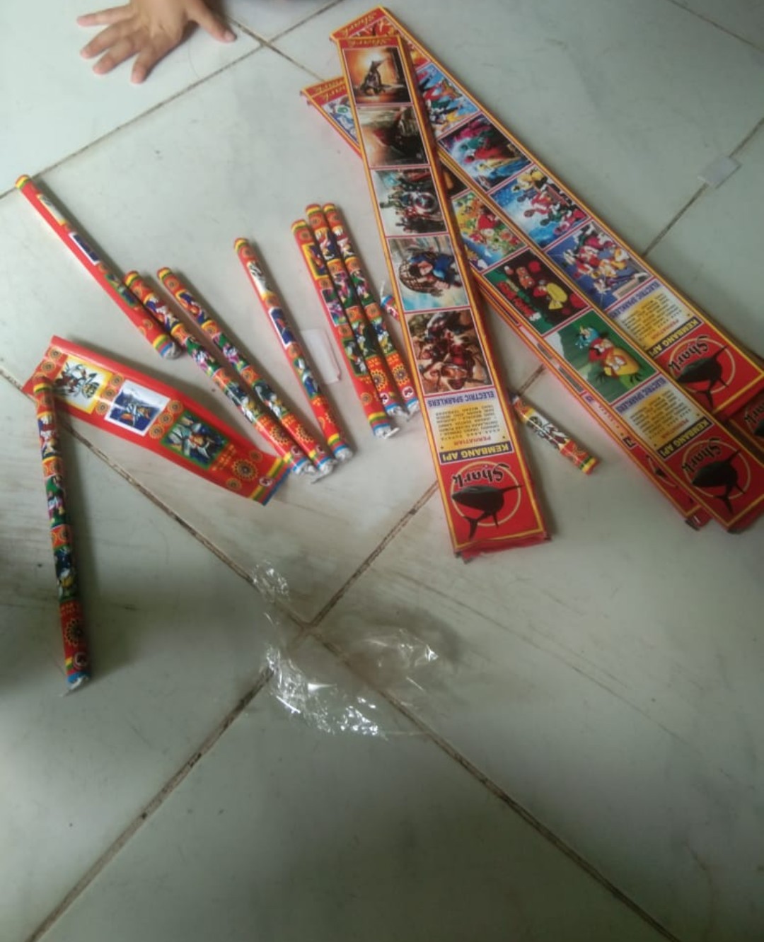 Air Mancur Besar/kecil Hujan Perak 10pcs