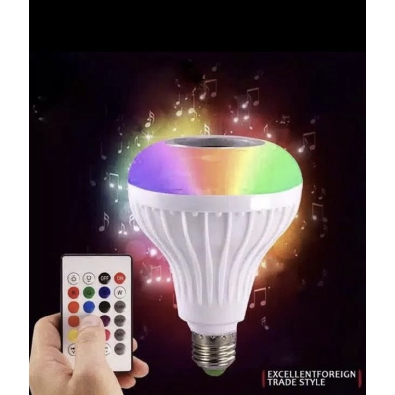 Lampu music LED speaker bluetooth RGB led lampu musik rgb