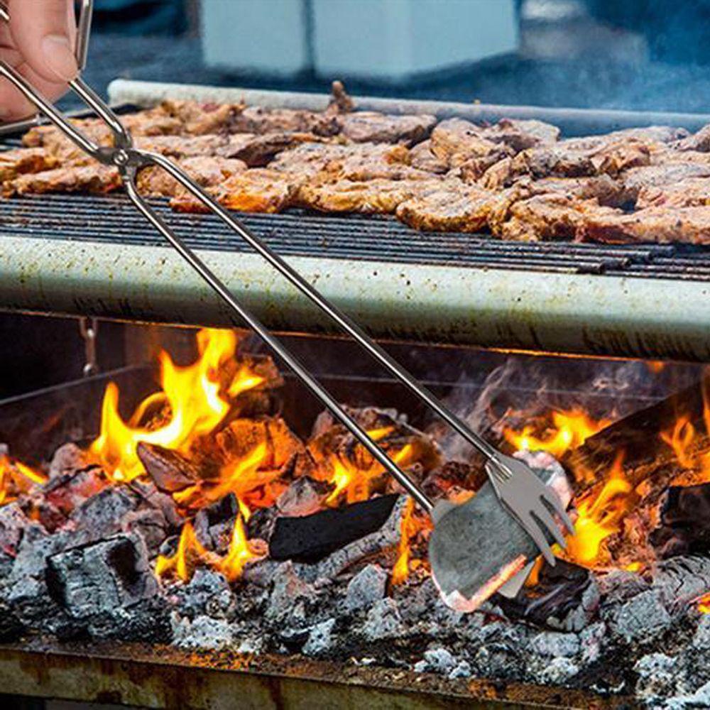 Solighter Klip Makanan Alat BBQ Panggang Rumah Tangga Klip Arang