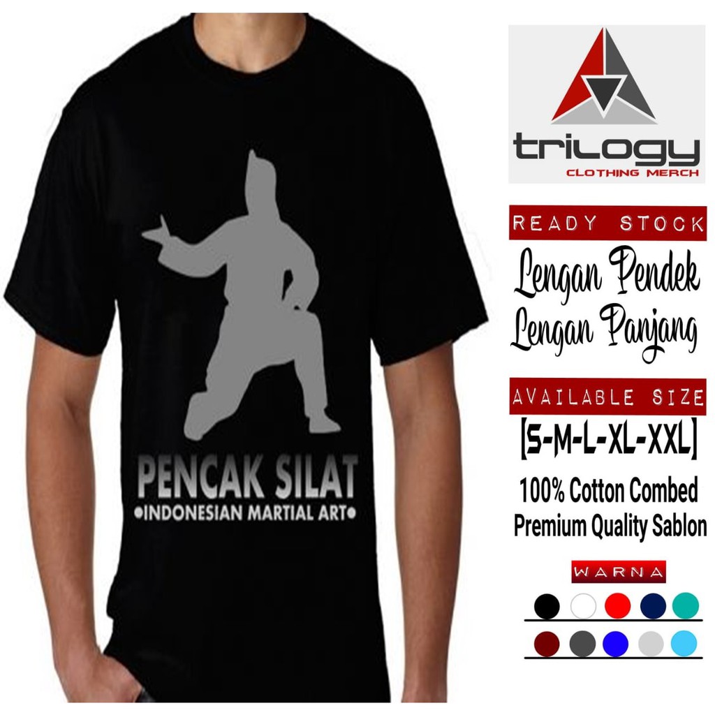 KAOS BELA DIRI KEEP CALM AMD PRACTICE PENCAK SILAT KEREN Shopee