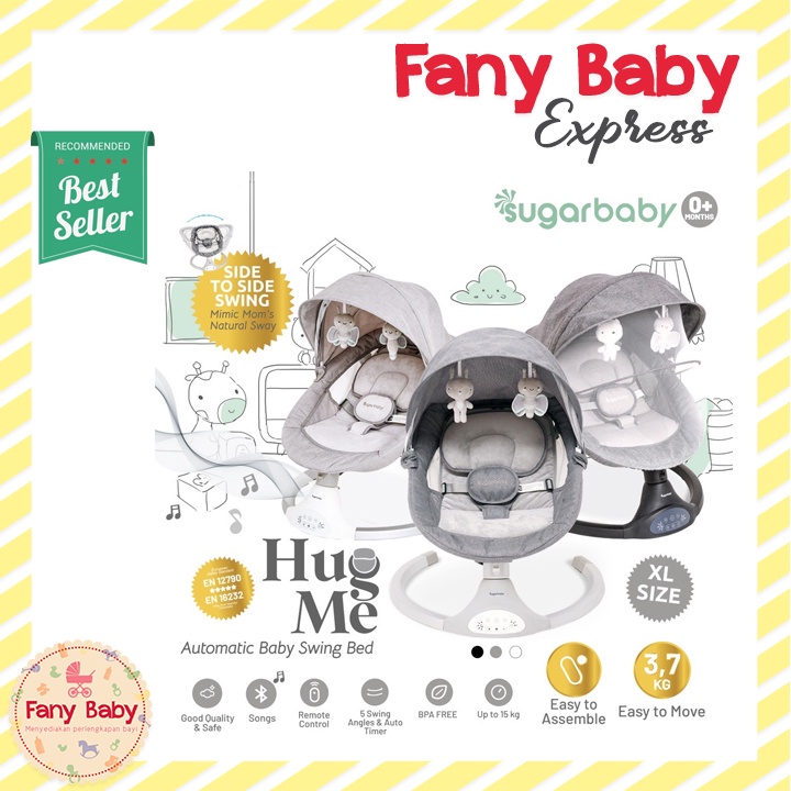 SUGAR BABY HUG ME AUTOMATIC BABY SWING BED