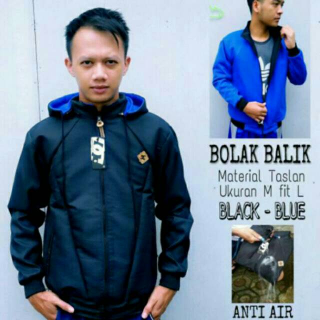 Jaket bolak-balik pria. Anti Air
