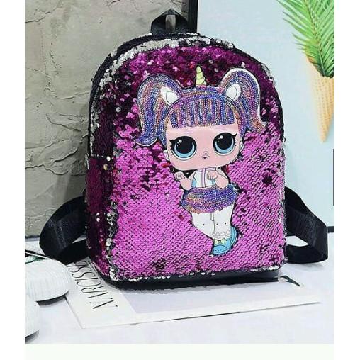 Tas Sequin Anak Led Lol Tas Ransel Anak Lol Led