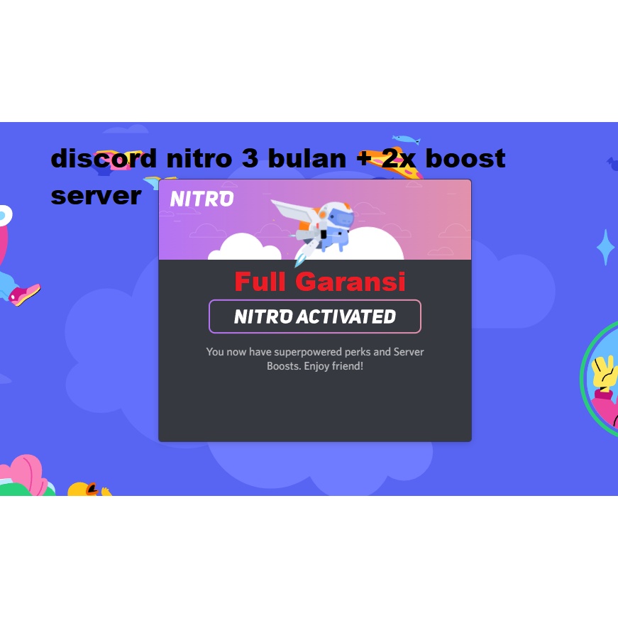 Карта для discord nitro